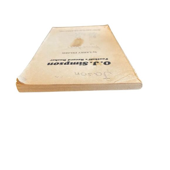 OJ Simpson Football’s Record Rusher by Larry Felser Paperback Book Novel 1974 - Picture 8 of 12